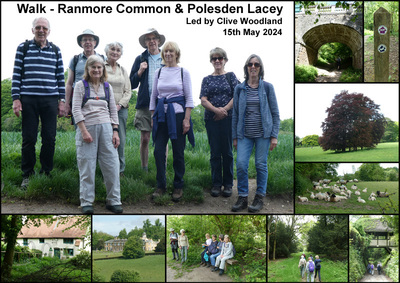 Walk - Ranmore Common & Polesden Lacey - 15th May 2024