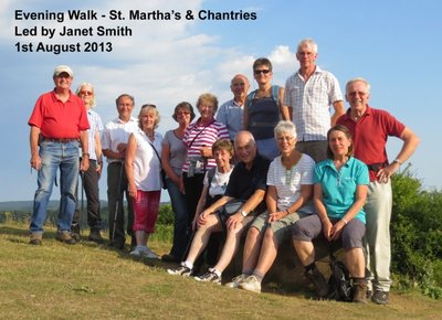 St Martha's Evening Walk - 1st August 2013