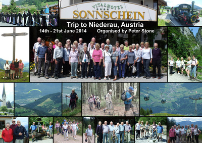 Trip to Niederau, Austria - 14th to 21st June 2014