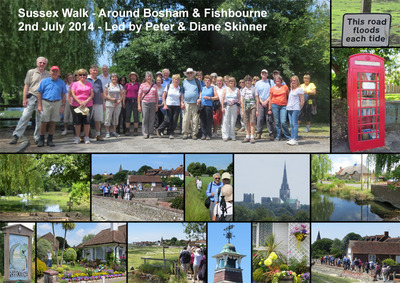 Sussex Walk - Bosham to Fishbourne and Back - 2nd July 2014
