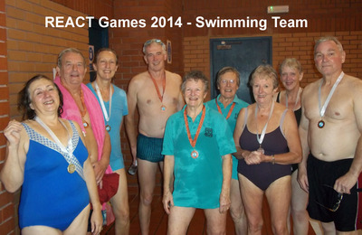 REACT Games - Swimming Team - 20th October 2014