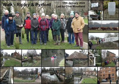 Walk - Ripley & Pyrford - 17th January 2024