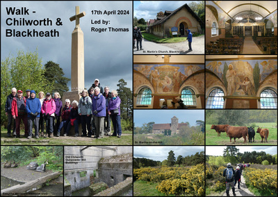 Walk - Chilworth & Blackheath - 17th April 2024