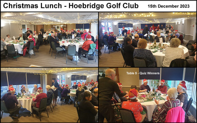 Christmas Lunch - Hoebridge Golf Club - 15th December 2023